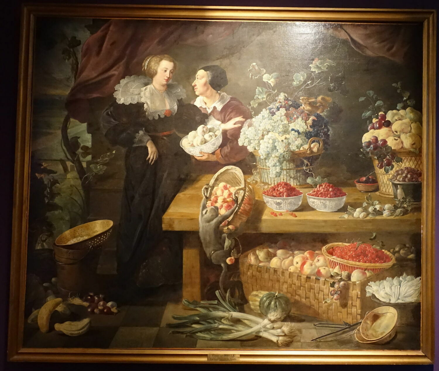 La Marchande de fruits, Boucle, Pieter van, XVIIe siècle (1600 - 1700)