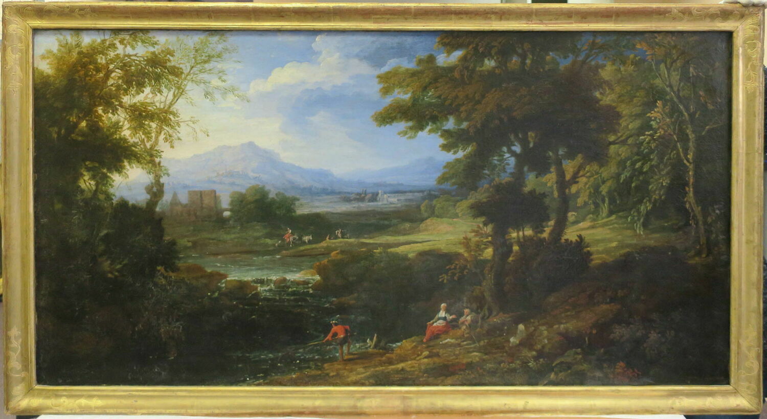 Paysage traversé par une rivière, Cossiau, Jan Joost van, XVIIIe siècle (1700 - 1800)