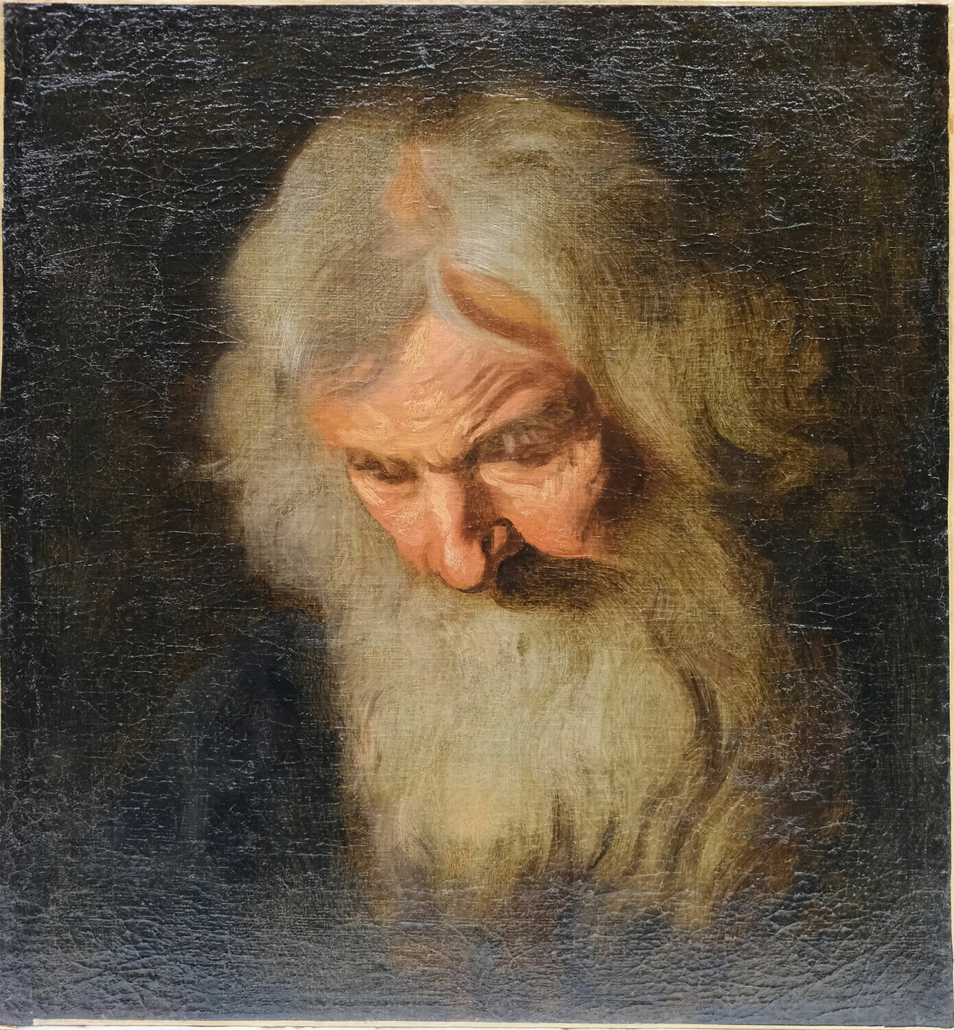 Tête de vieillard, Антонис ван Дейк, XVII век (1600–1700)