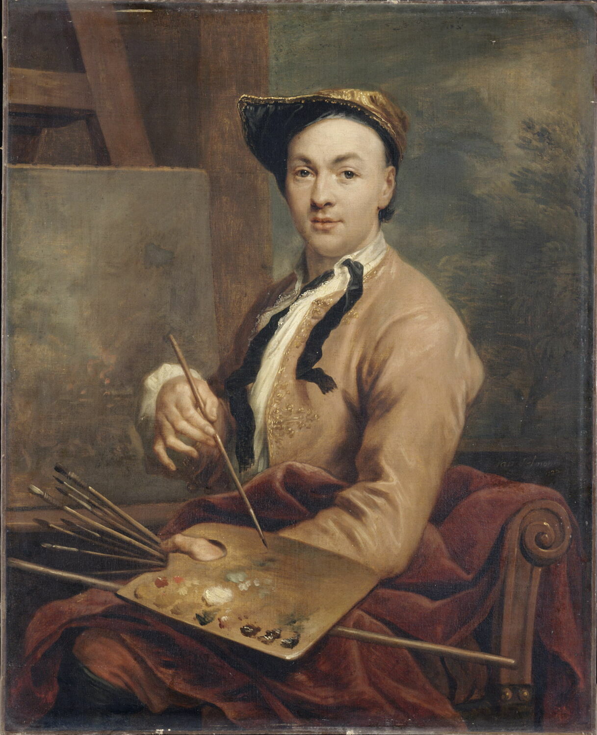Portrait de Jacques de Roore, 1722, Helmont, Zeger Jacob van, XVIIIe siècle (1722)