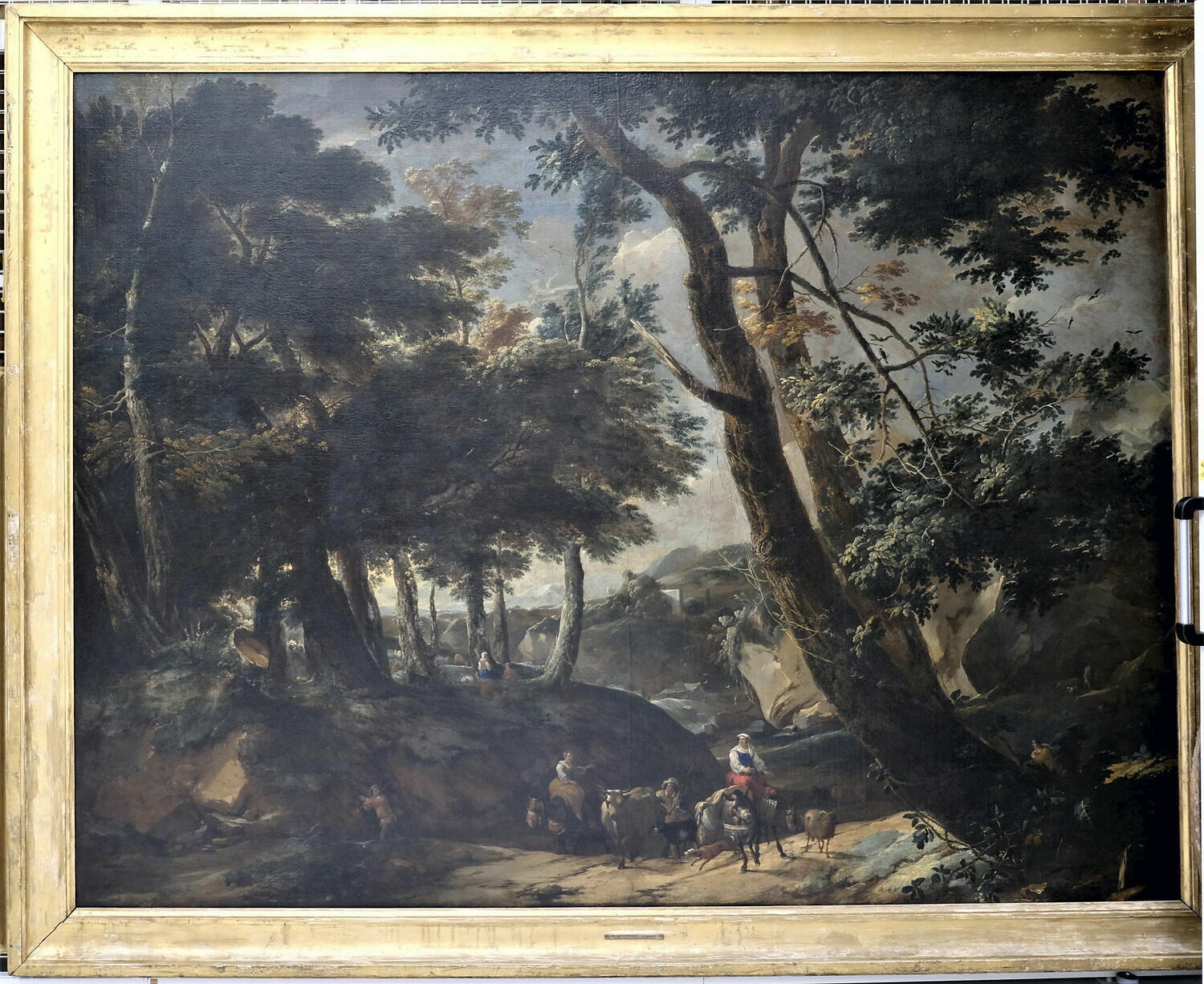 Paysage, Immenraet, Philips Augustyn, XVIIe siècle (1666)
