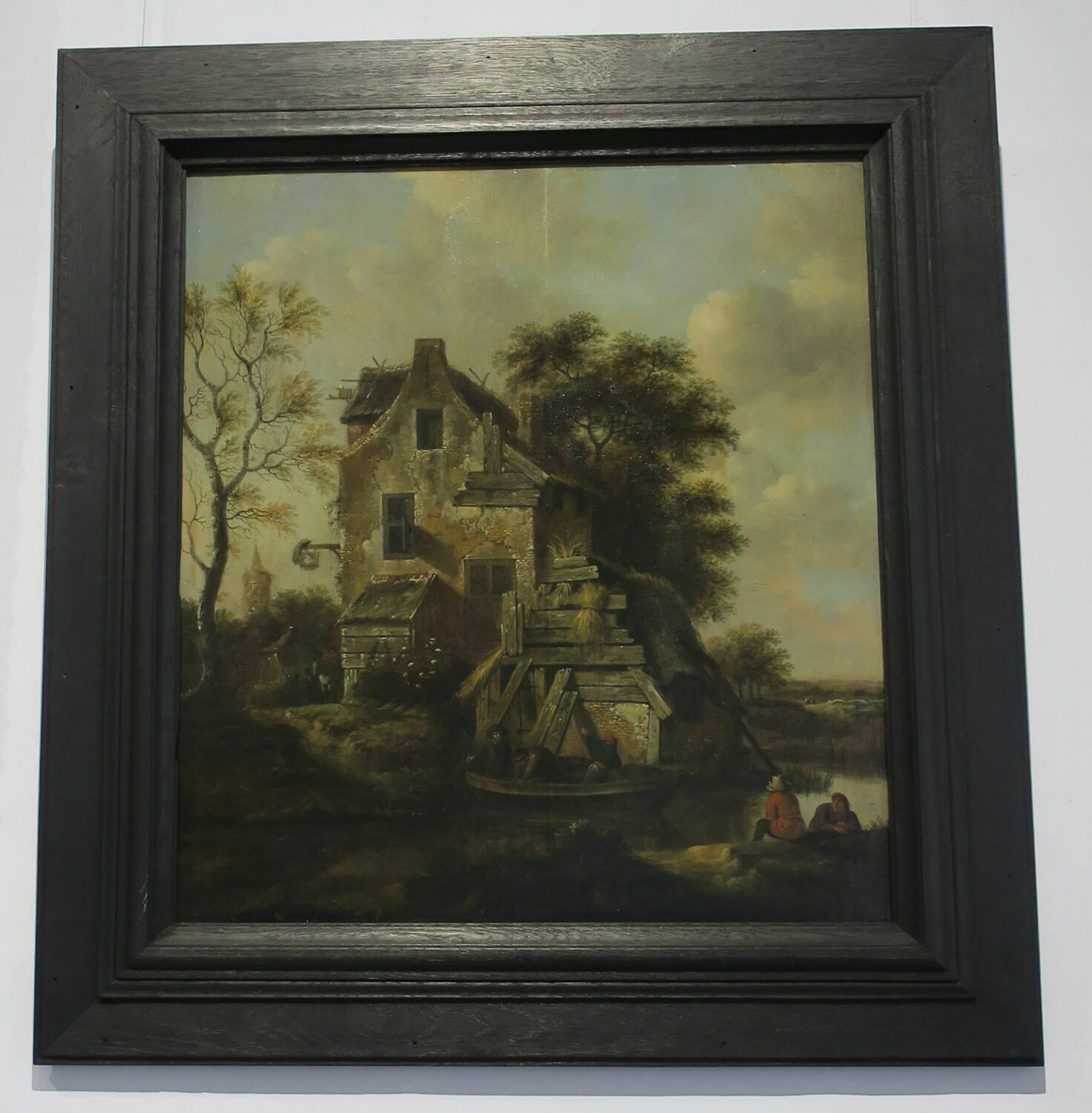 Auberge au bord de l'eau ou L'Hostellerie du Cygne, Molenaer, Klaes, XVIIe siècle (1600 - 1700)