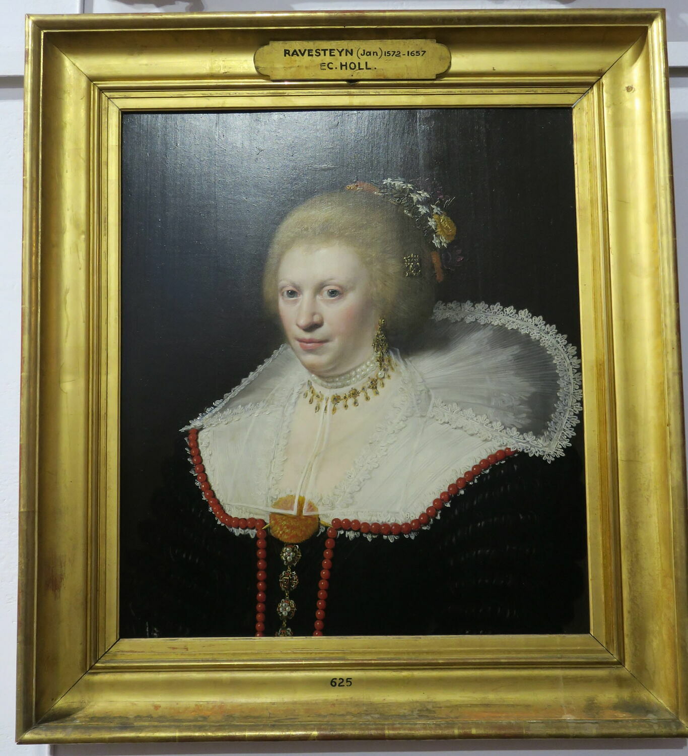 Portrait de femme, Ravesteyn, Jan Anthonisz van, XVIIe siècle (1600 - 1700)