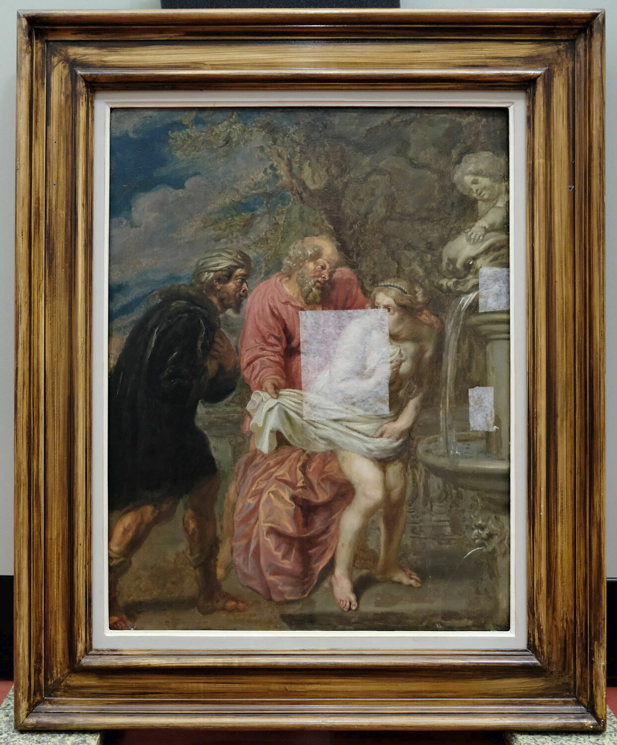 Suzanne au bain, Pays-Bas du Sud, XVIIe siècle (1600 - 1700)