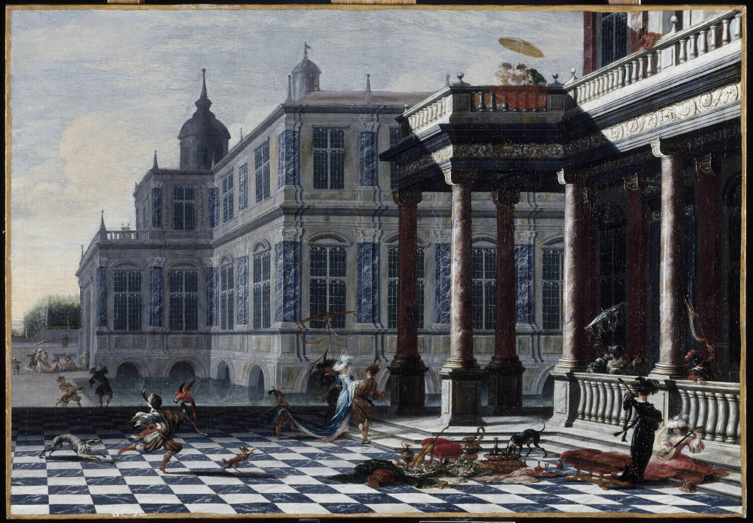 Architecture animée de personnages, Saeys, Jacob, XVIIe siècle (1690)