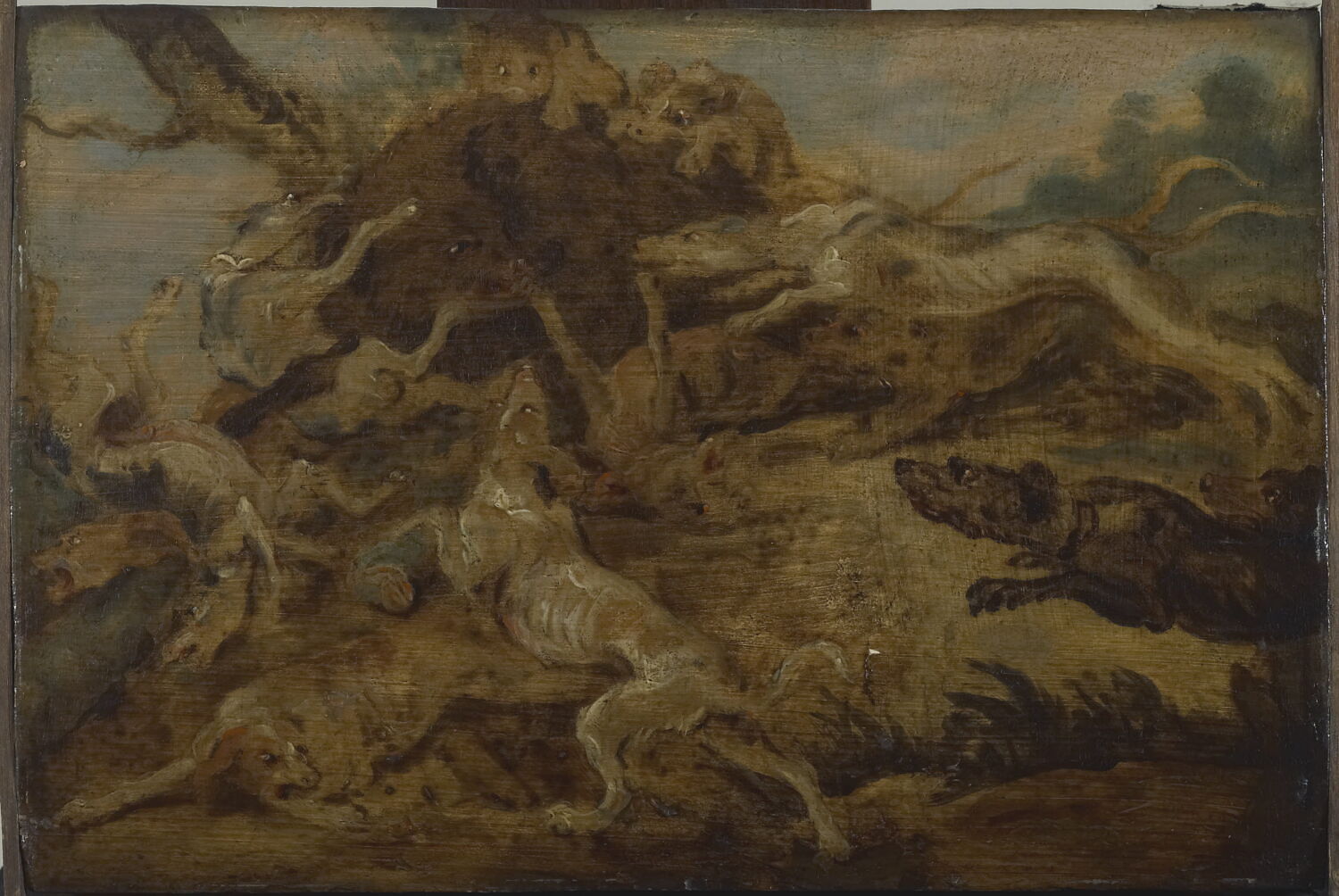 Chasse au sanglier, Pays-Bas du Sud, XVIIe siècle (1600 - 1700)