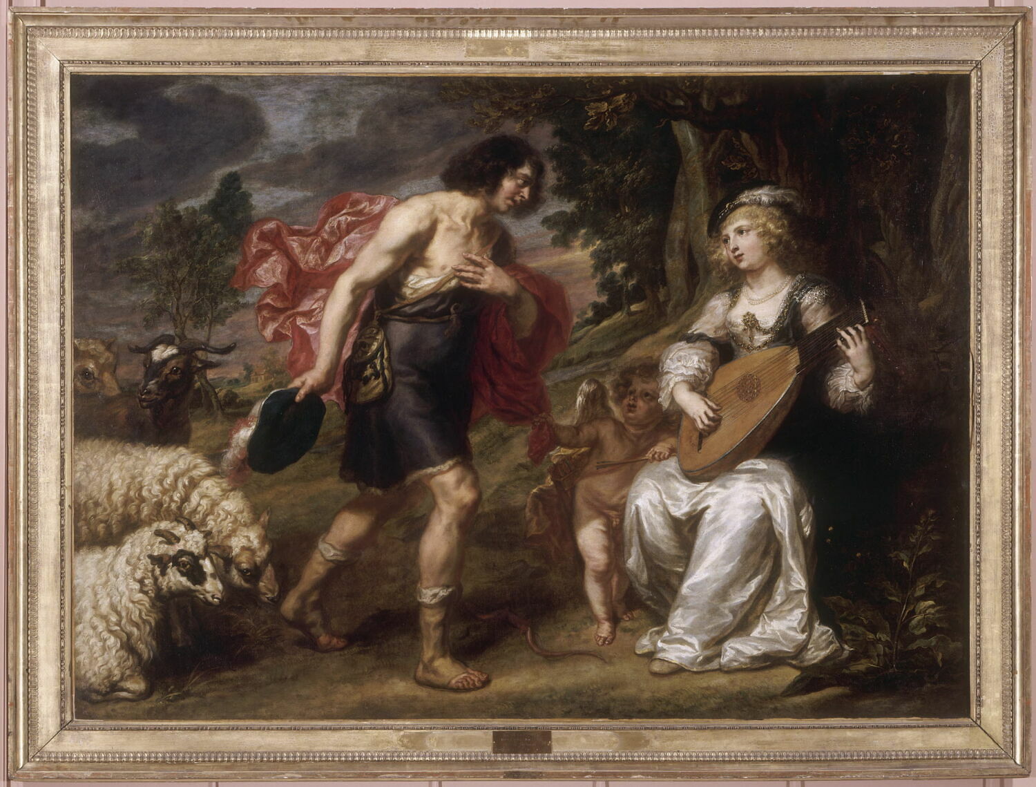 Scène pastorale (ou Jacob et Rachel), Boeckhorst, Johann, XVIIe siècle (1600 - 1700)