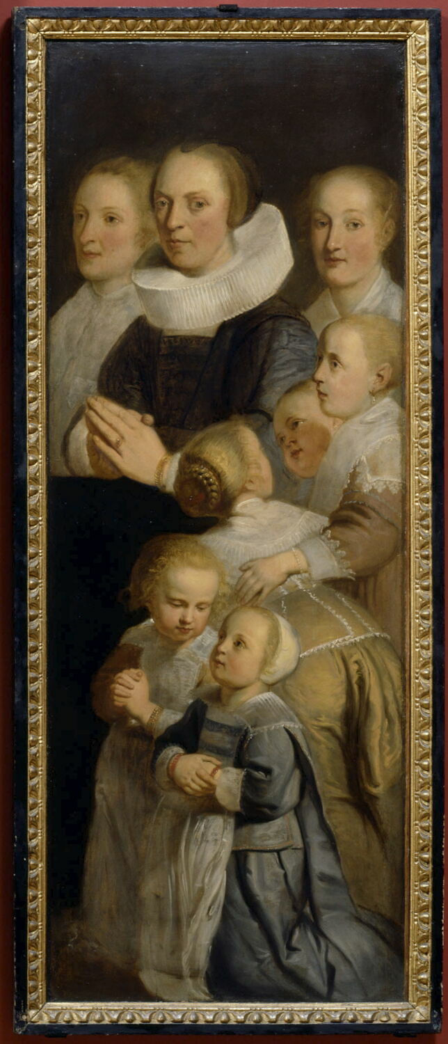Volet de triptyque : Orantes, Quellin, Erasmus II, XVIIe siècle (1600 - 1700)