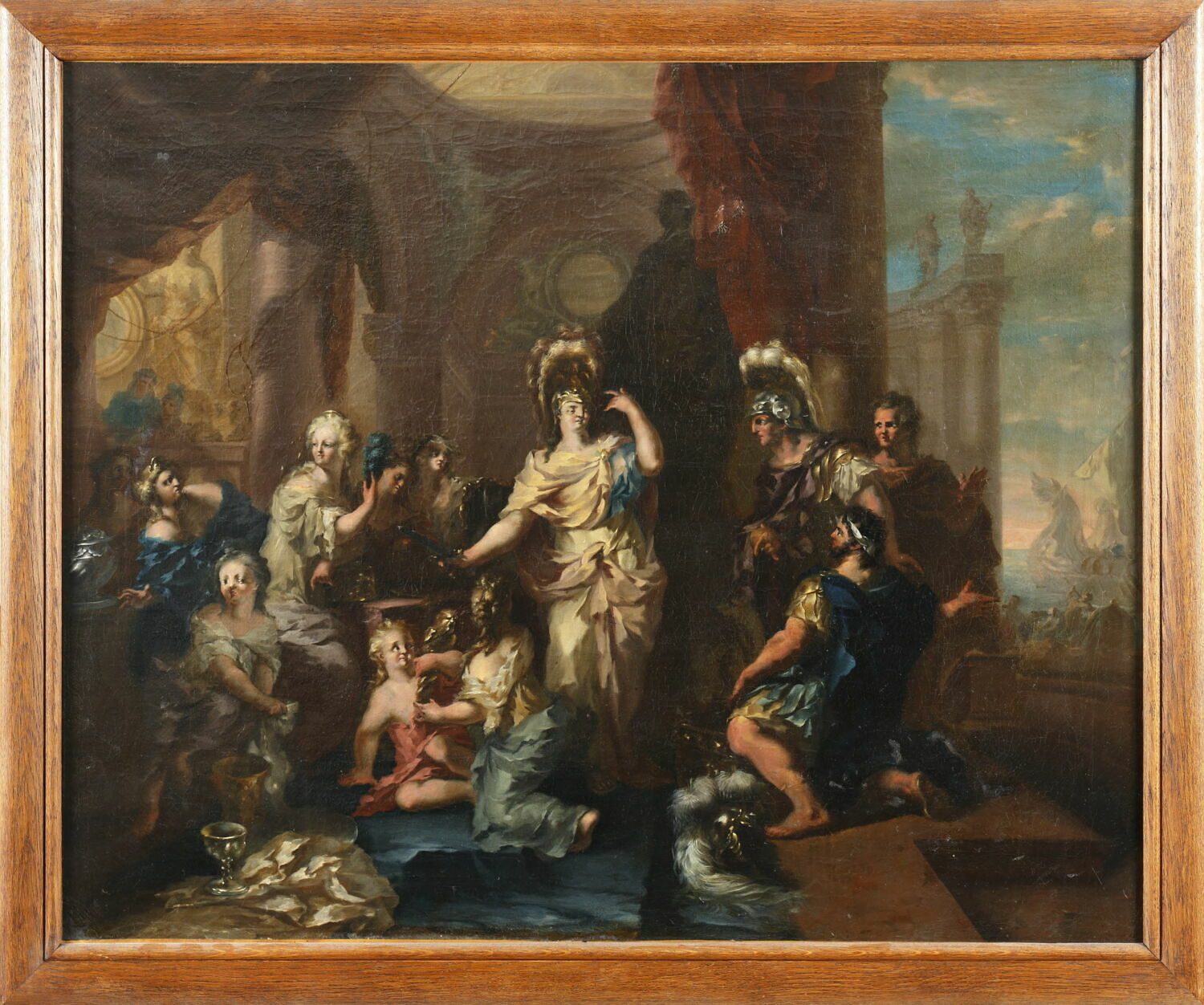 Achille reconnu par Ulysse parmi les filles de Lycomède, Elliger, Ottmar II, XVIIIe siècle (1700 - 1800)