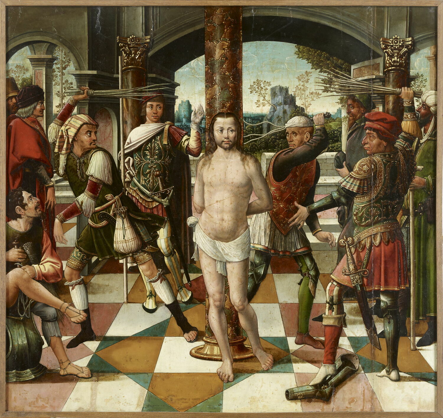 Flagellation du Christ, Woensam, Anton, XVIe siècle (1500 - 1600)