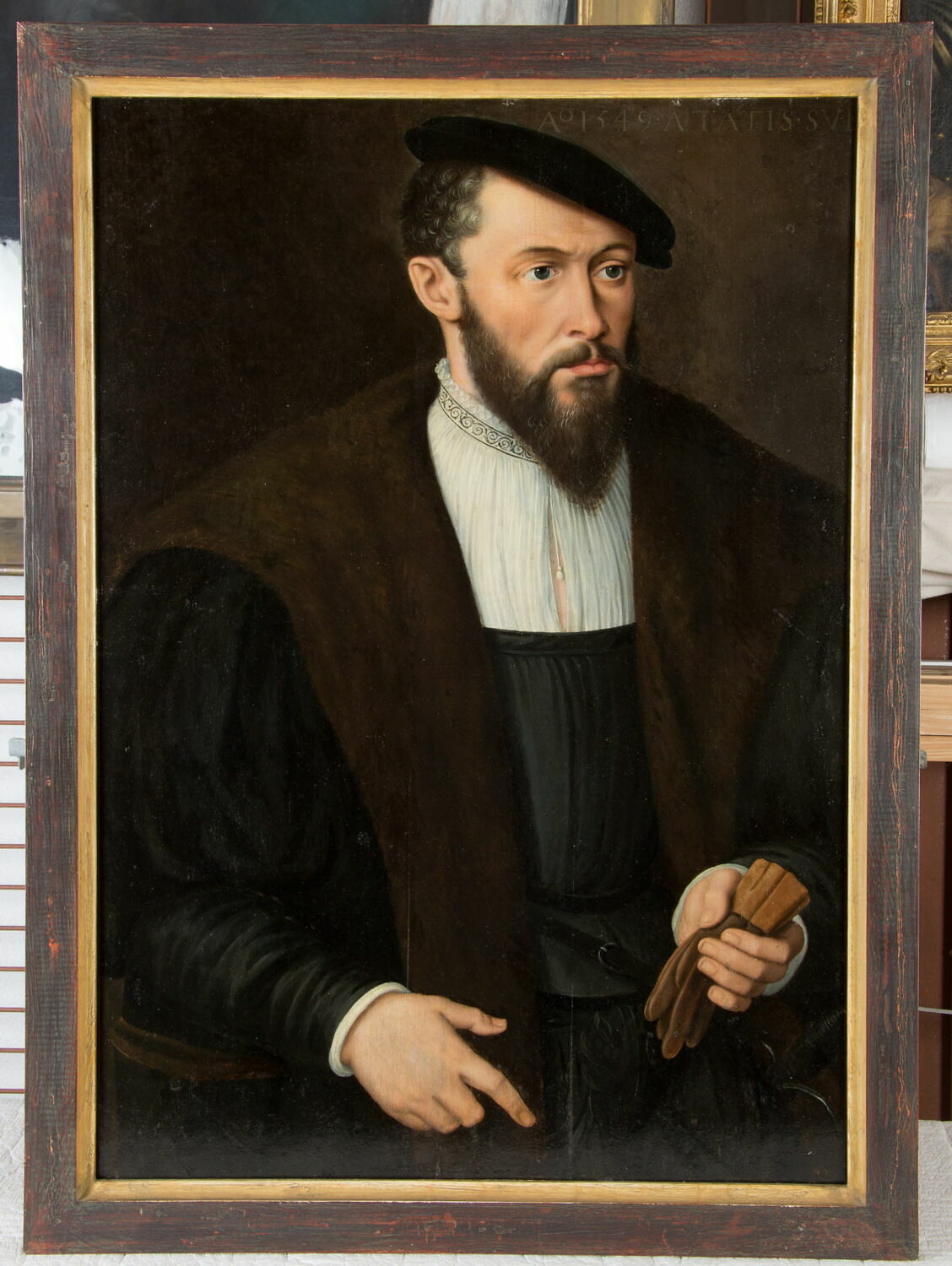 Portrait d'homme, Anonyme, XVIe siècle (1549)