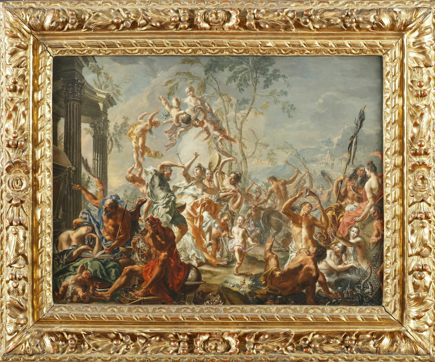 Bacchanale, Иоганн Георг Платцер, XVIII век (1700–1800)