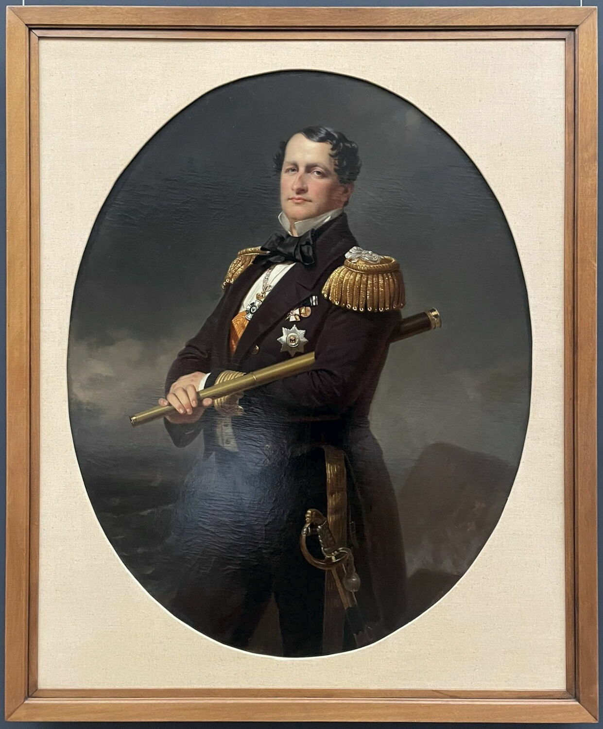 Portrait de l'Amiral Aldabert de Prusse (1811-1873), Krüger, Franz, 3e quart du XIXe siècle (1850 - 1875 et 1854)