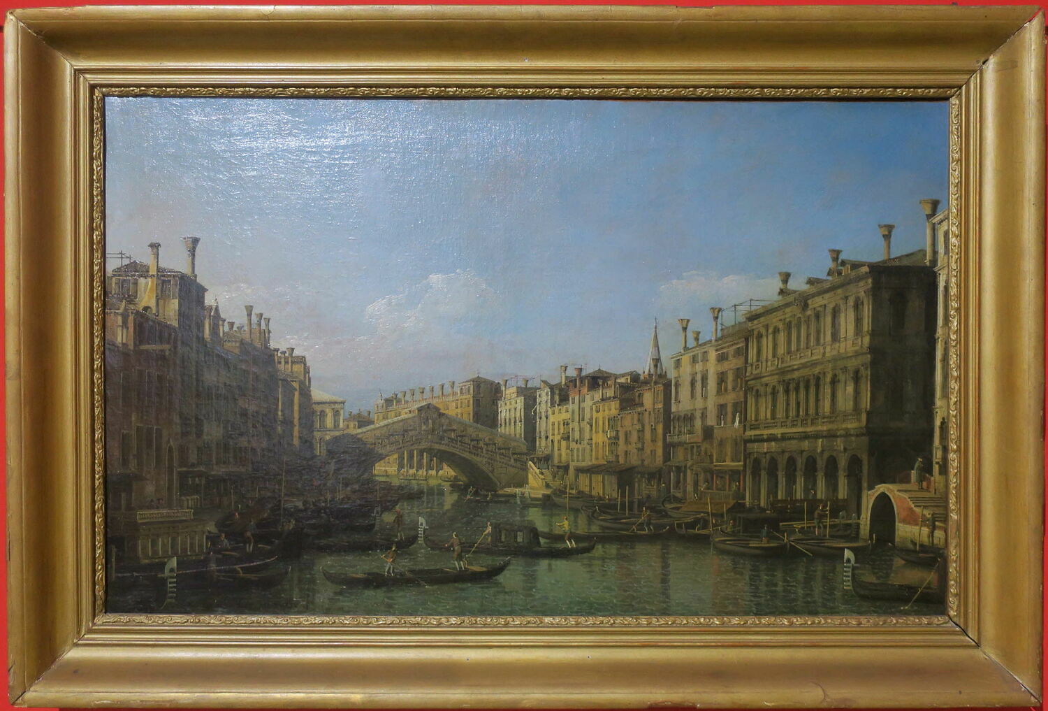 Pont du Rialto à Venise, Canaletto, XVIIIe siècle (1700 - 1800)