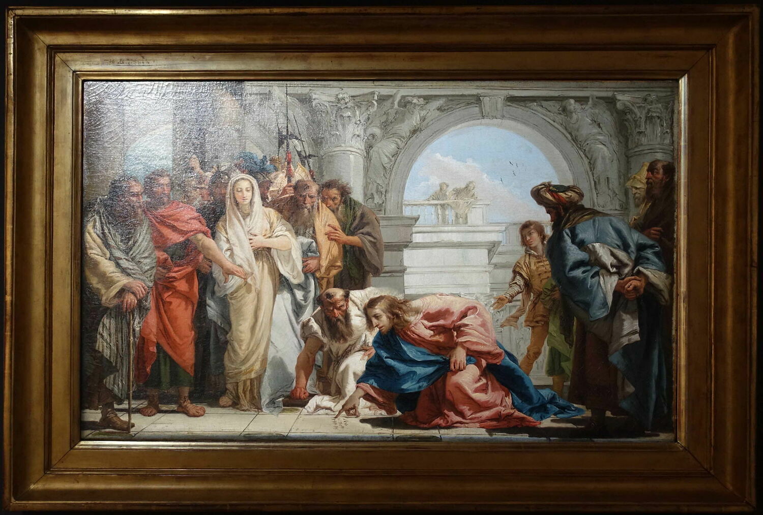 Le Christ et la femme adultère, Tiepolo, Giandomenico, XVIIIe siècle (1700 - 1800)