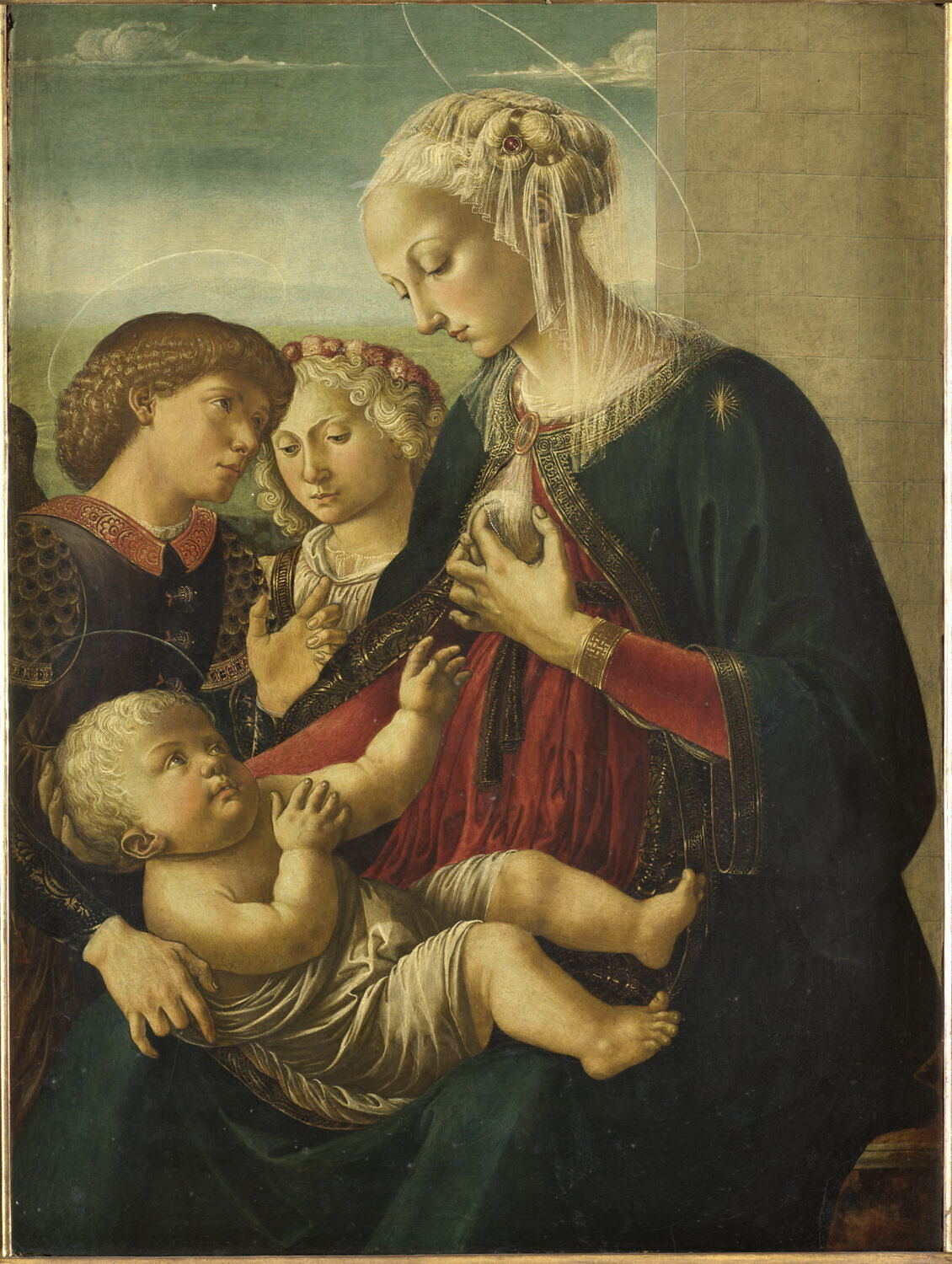 Vierge adorant l'Enfant, Anonyme, 2e moitié du XVe siècle (1450 - 1500)