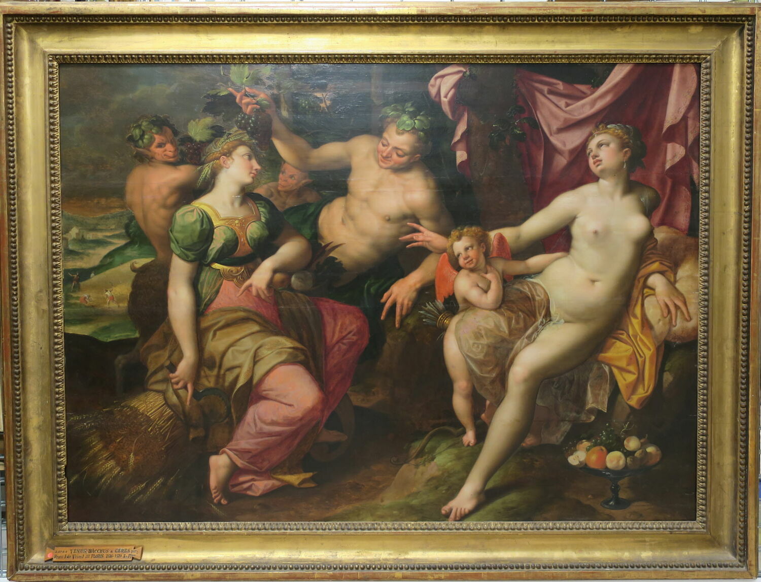 Vénus, Bacchus et Cérès, Backer, Jacob de, XVIe siècle (1500 - 1600)
