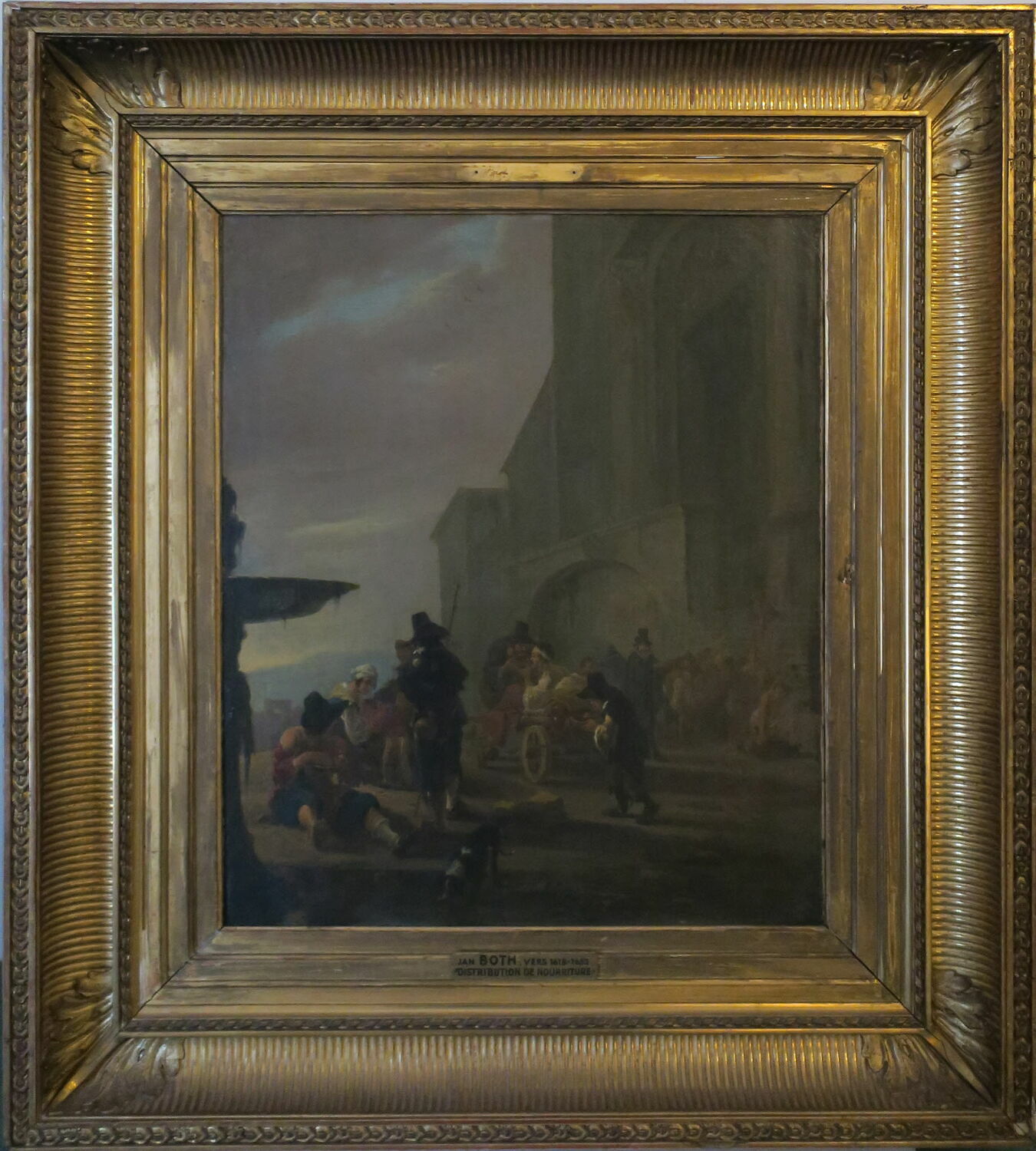 Distribution de nourriture, Both, Andries Dirksz., XVIIe siècle (1600 - 1700)