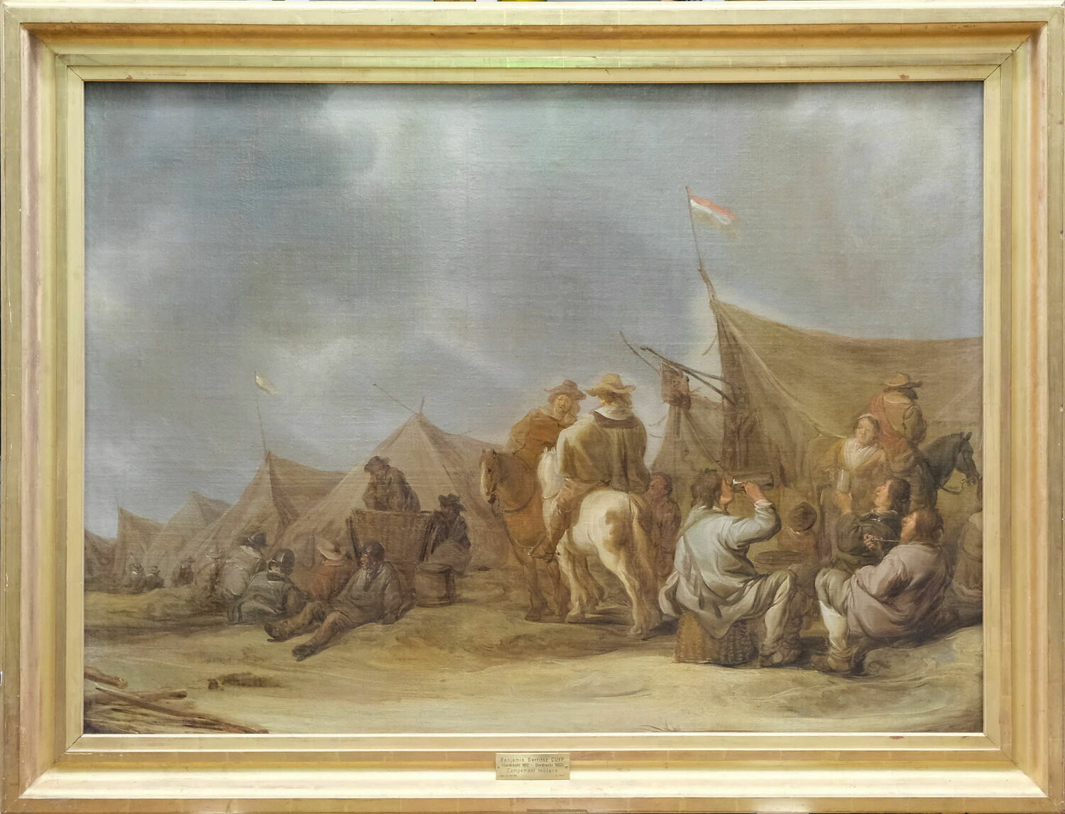 Camp au repos, Cuyp, Benjamin Gerritsz, XVIIe siècle (1600 - 1700)