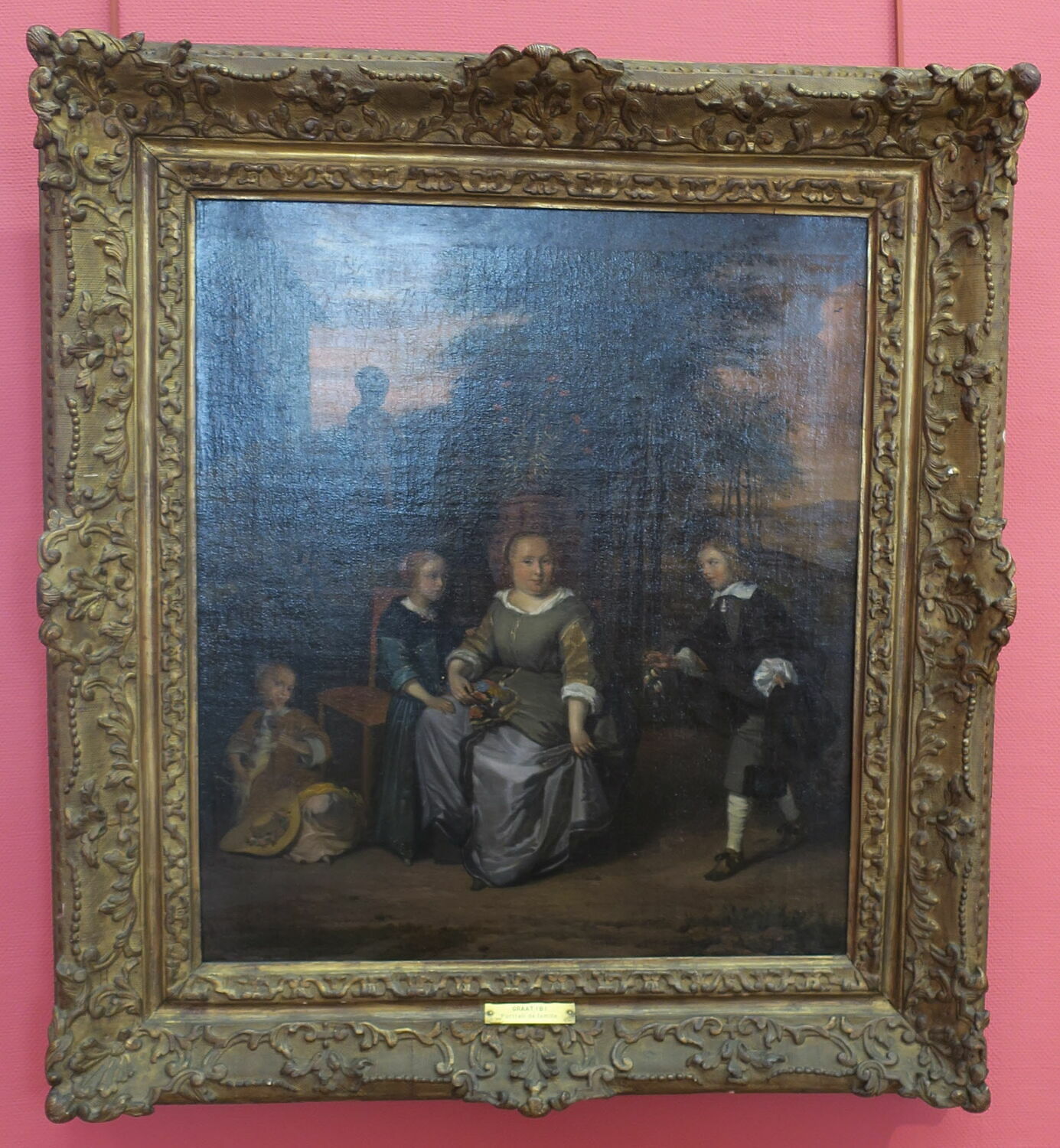 Portrait de famille dans un paysage, Graat, Barend, XVIIe siècle (1657)