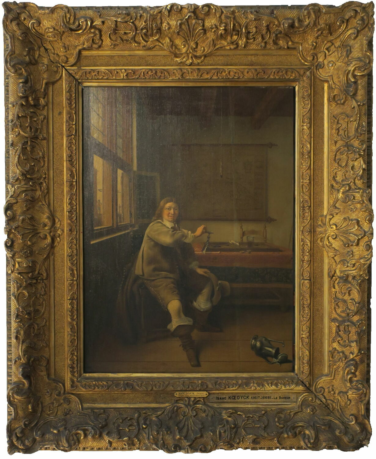 Buveur, Koedyck, Isaac, XVIIe siècle (1600 - 1700)