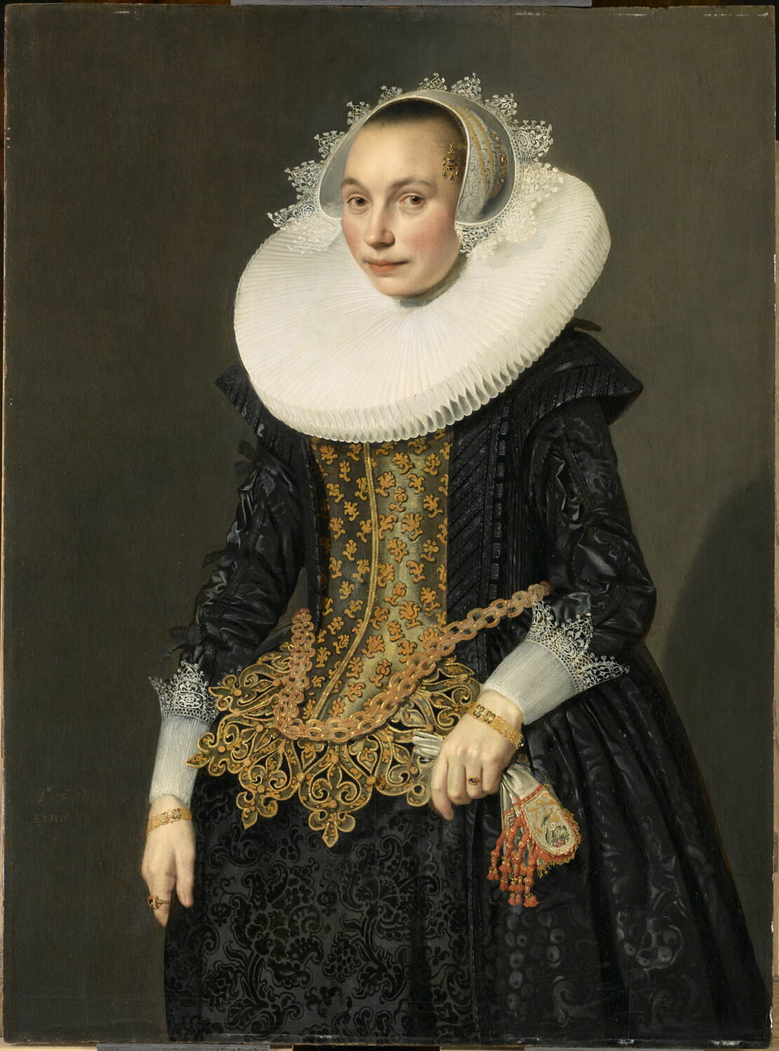 Portrait de femme, Miereveld, Michiel Jansz van, XVIIe siècle (1600 - 1700)