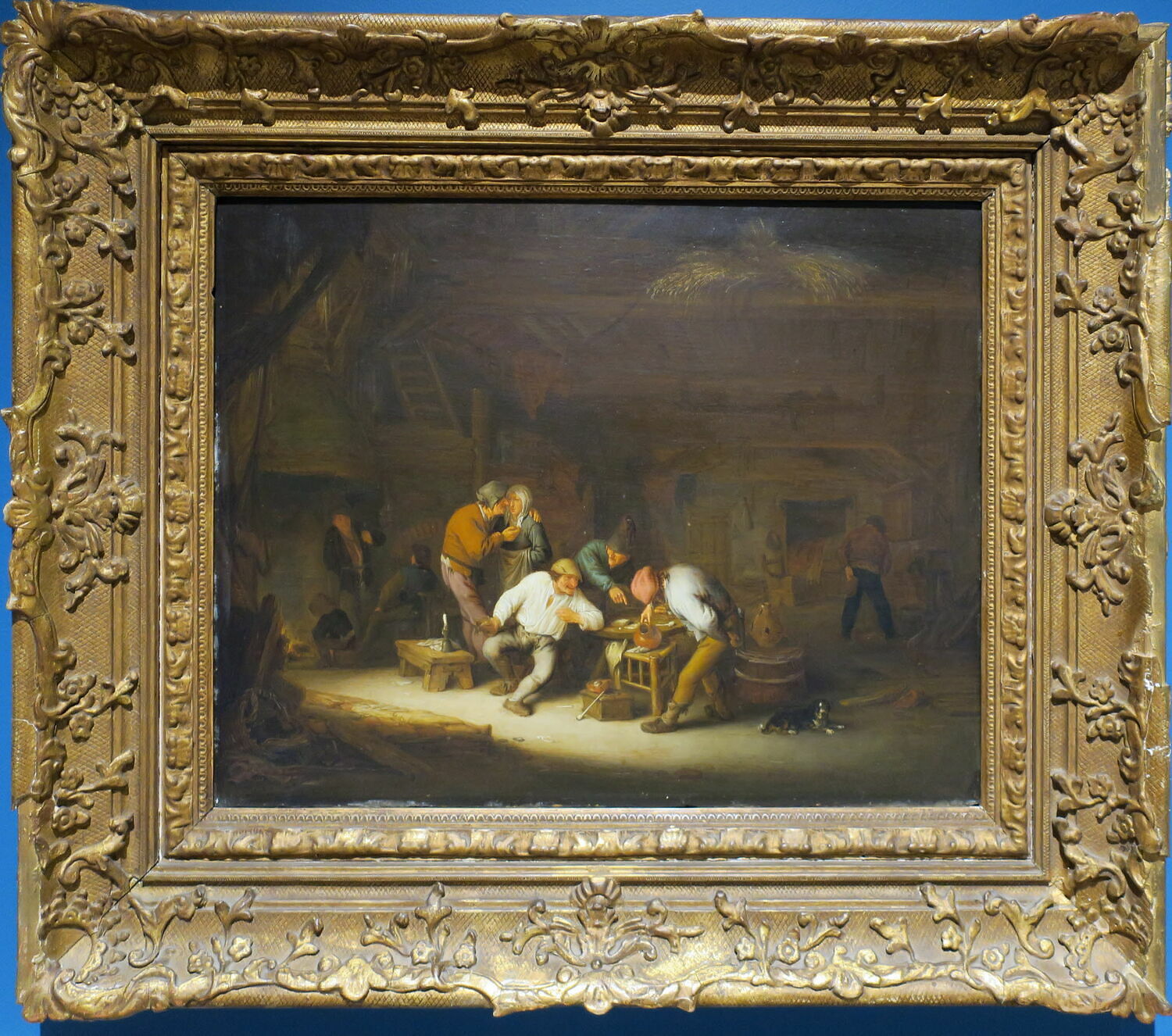 Paysans dans une taverne ou scène de taverne ou Tabagie, Ostade, Adriaen van, XVIIe siècle (1600 - 1700)