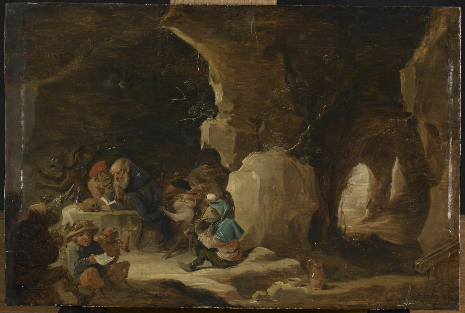 Tentation de saint Antoine, Teniers, David II, XVIIe siècle (1600 - 1700)