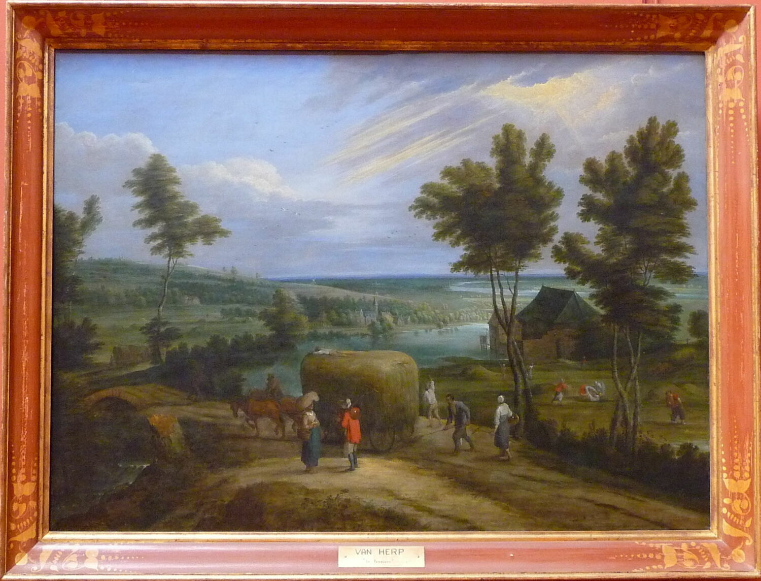 Paysage de rivière, Uden, Lucas van, XVIIe siècle (1600 - 1700)