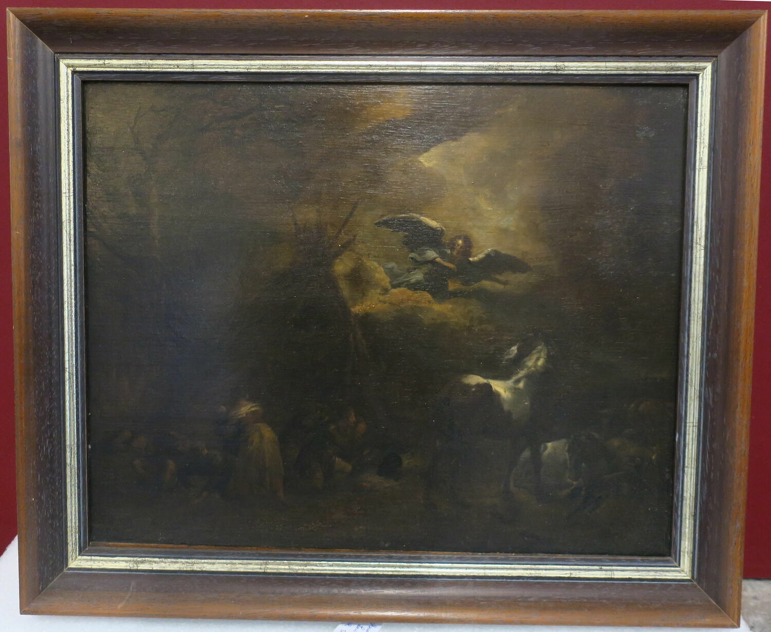 L'Annonce aux bergers, Wouwerman, Philips, XVIIe siècle (1600 - 1700)