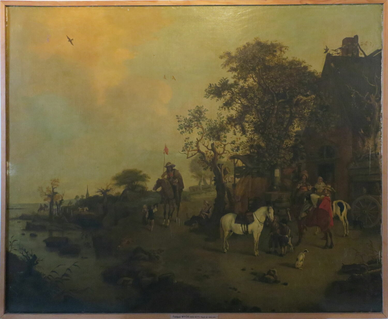 Halte de cavaliers, Pays-Bas, XVIIe siècle (1600 - 1700)