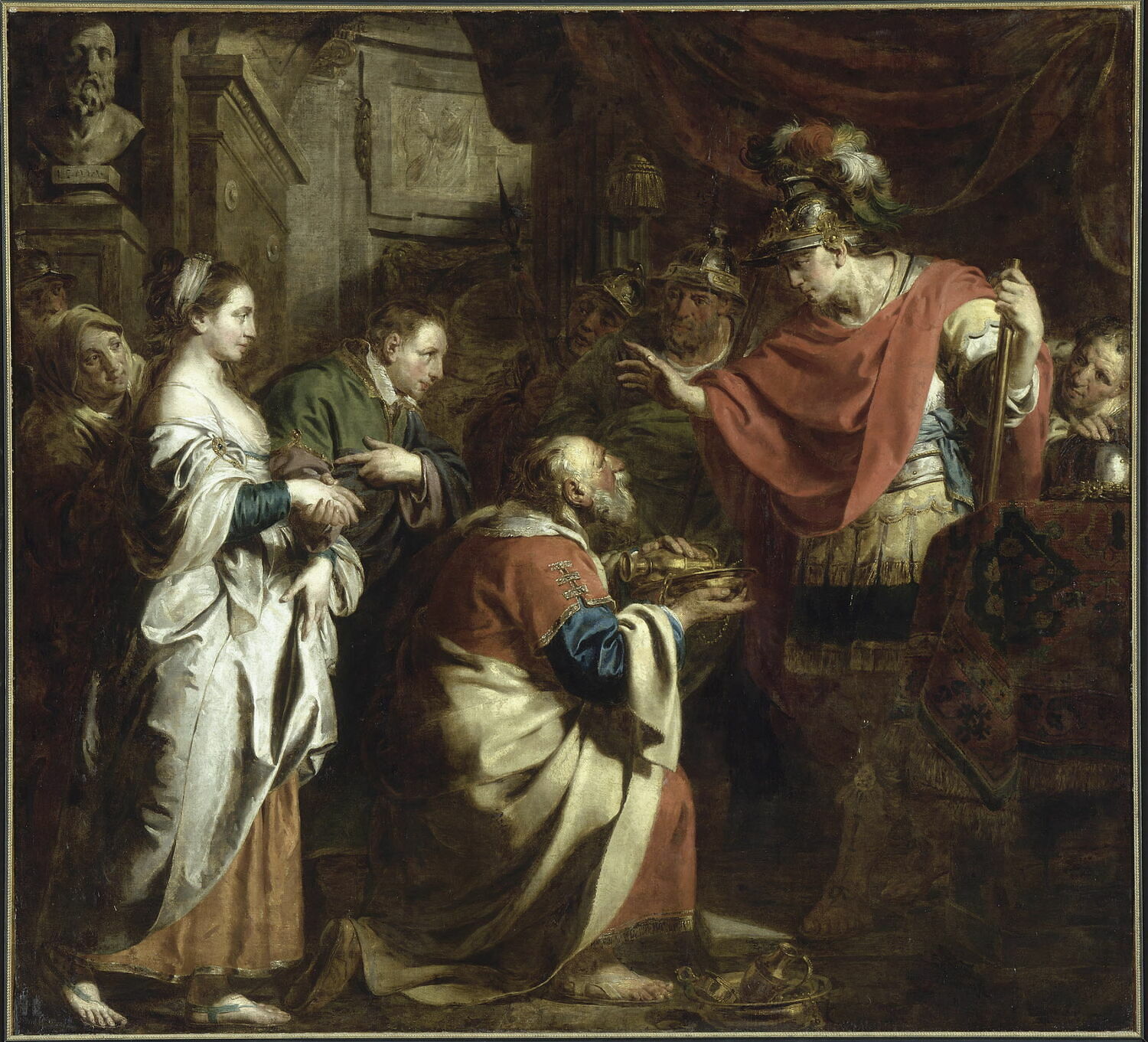 La Continence de Scipion, Verhagen, Pierre Joseph, XVIIIe siècle (1700 - 1800)