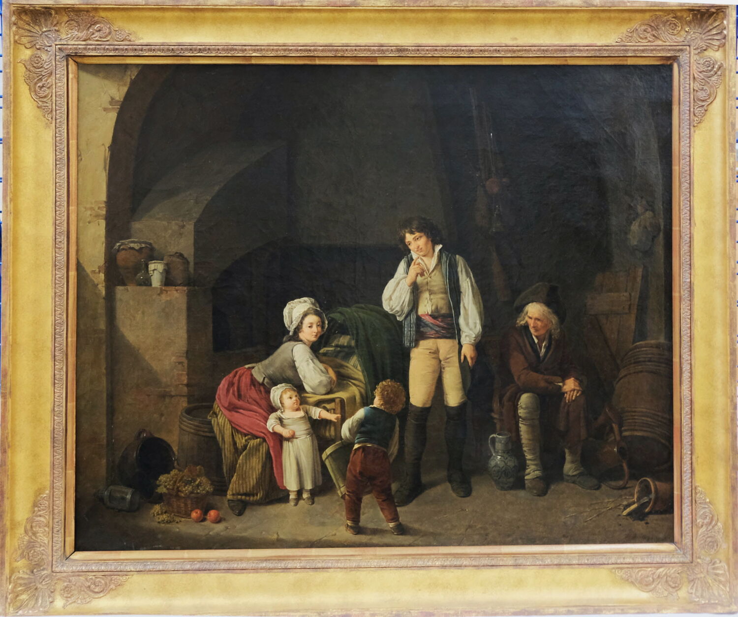 Scène de famille, Boilly, Louis Léopold, 4e quart du XVIIIe siècle (1796)
