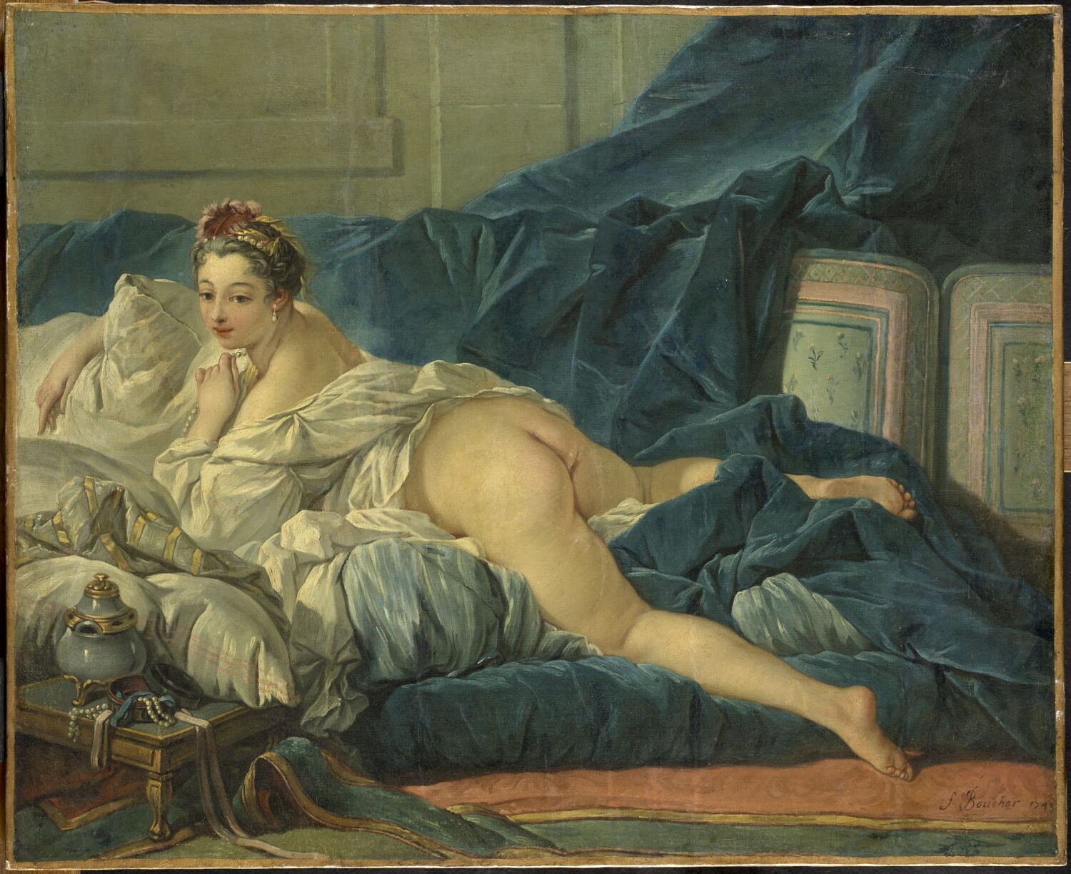 Odalisque, Boucher, François, 2e quart du XVIIIe siècle (1742)