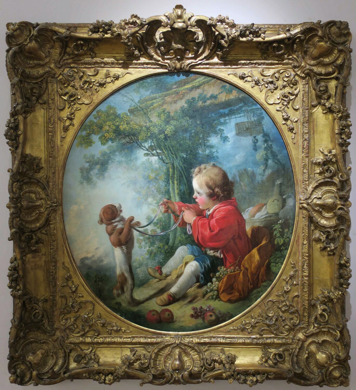 Le Chien savant, Франсуа Буше, середина XVIII века (1740–1760)