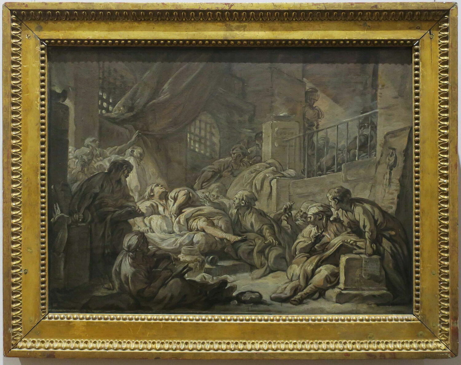 La Mort de Socrate (Esquisse)., Boucher, François, XVIIIe siècle (1700 - 1800)