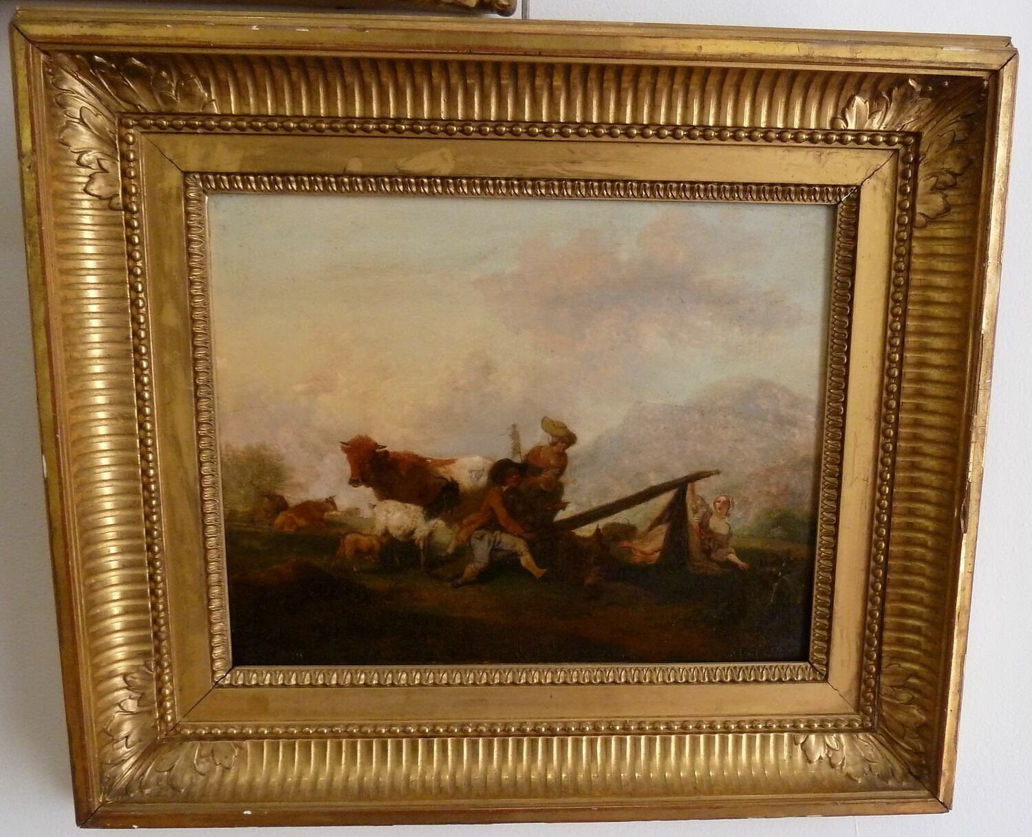 La Bascule, dit aussi Scène rustique, De Marne, Jean-Louis, Fin du XVIIIe siècle - début du XIXè siècle (1775 - 1825)