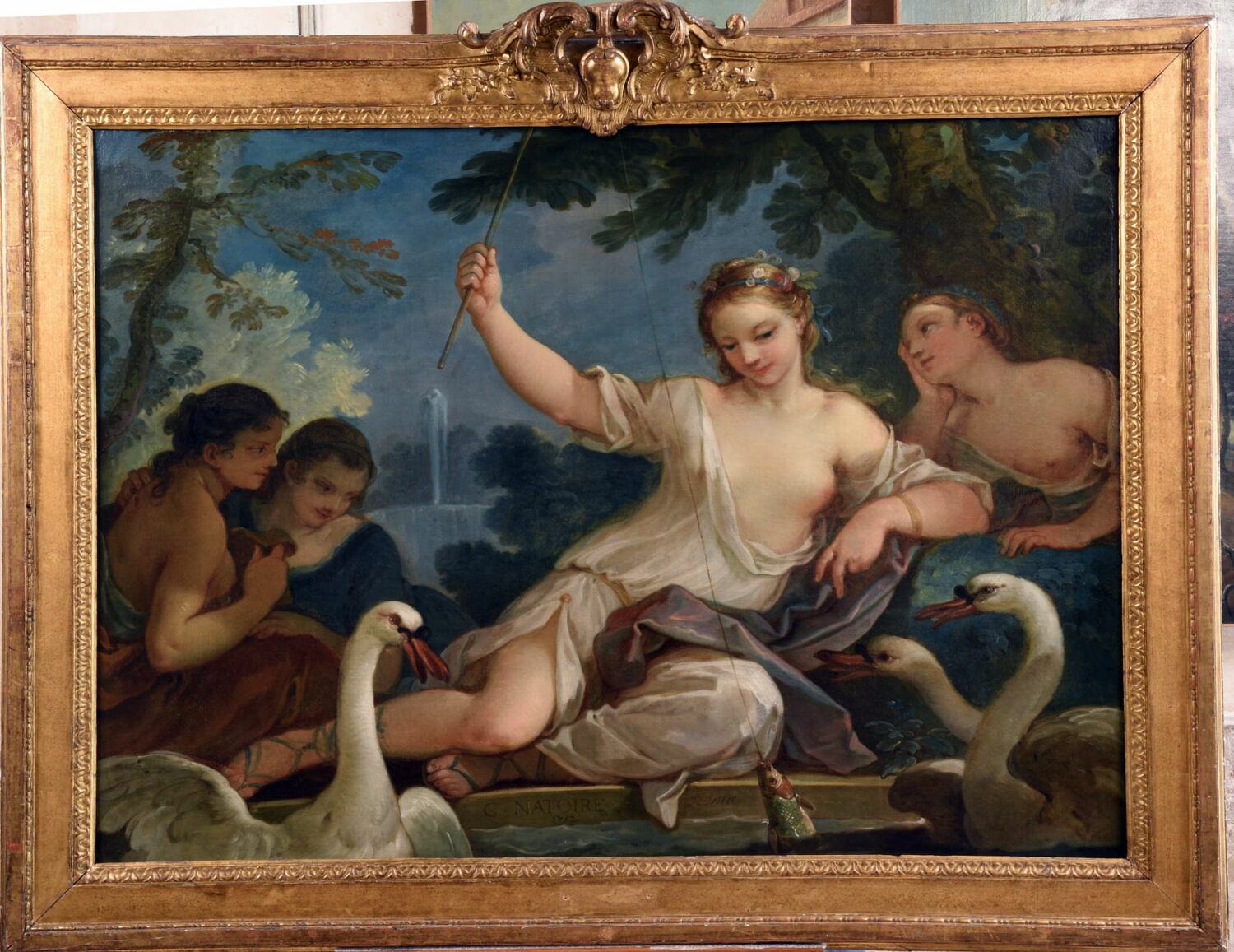 La Pêche, Natoire, Charles-Joseph, 3e quart du XVIIIe siècle (1752)