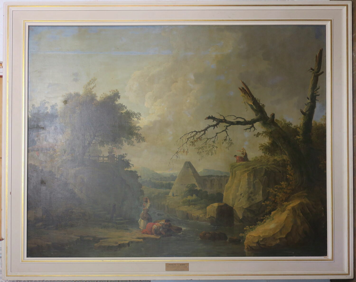 Paysage avec pyramide, Robert, Hubert, XVIIIe siècle (1700 - 1800)