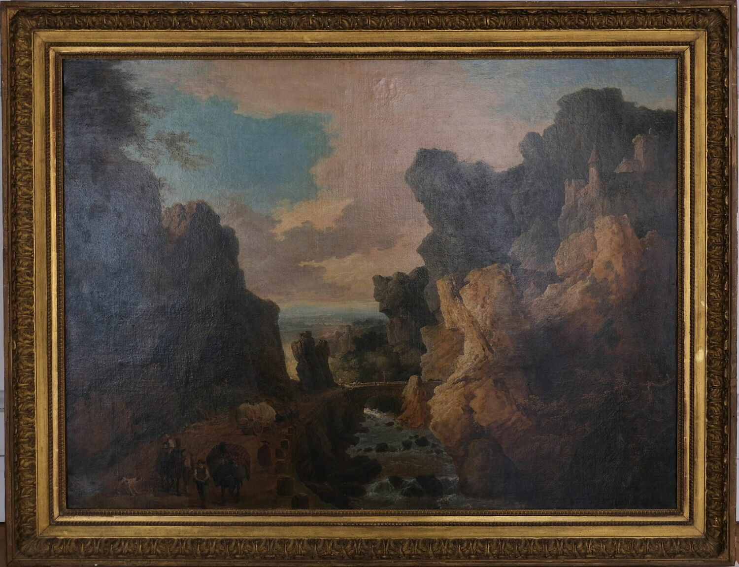Paysage montagneux, les Gorges d'Ollioules, Robert, Hubert, 4e quart du XVIIIe siècle (vers 1783 - 1785)