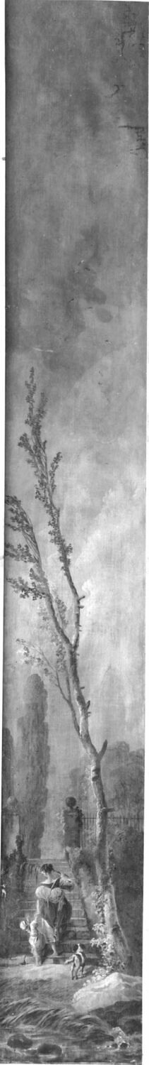 Femme montant un escalier, Robert, Hubert, XVIIIe siècle (1700 - 1800)