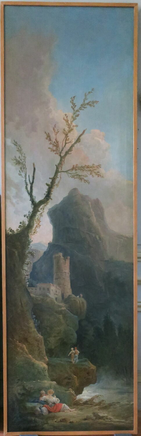 Paysage montagneux avec tour en ruines, Robert, Hubert, XVIIIe siècle (1700 - 1800)