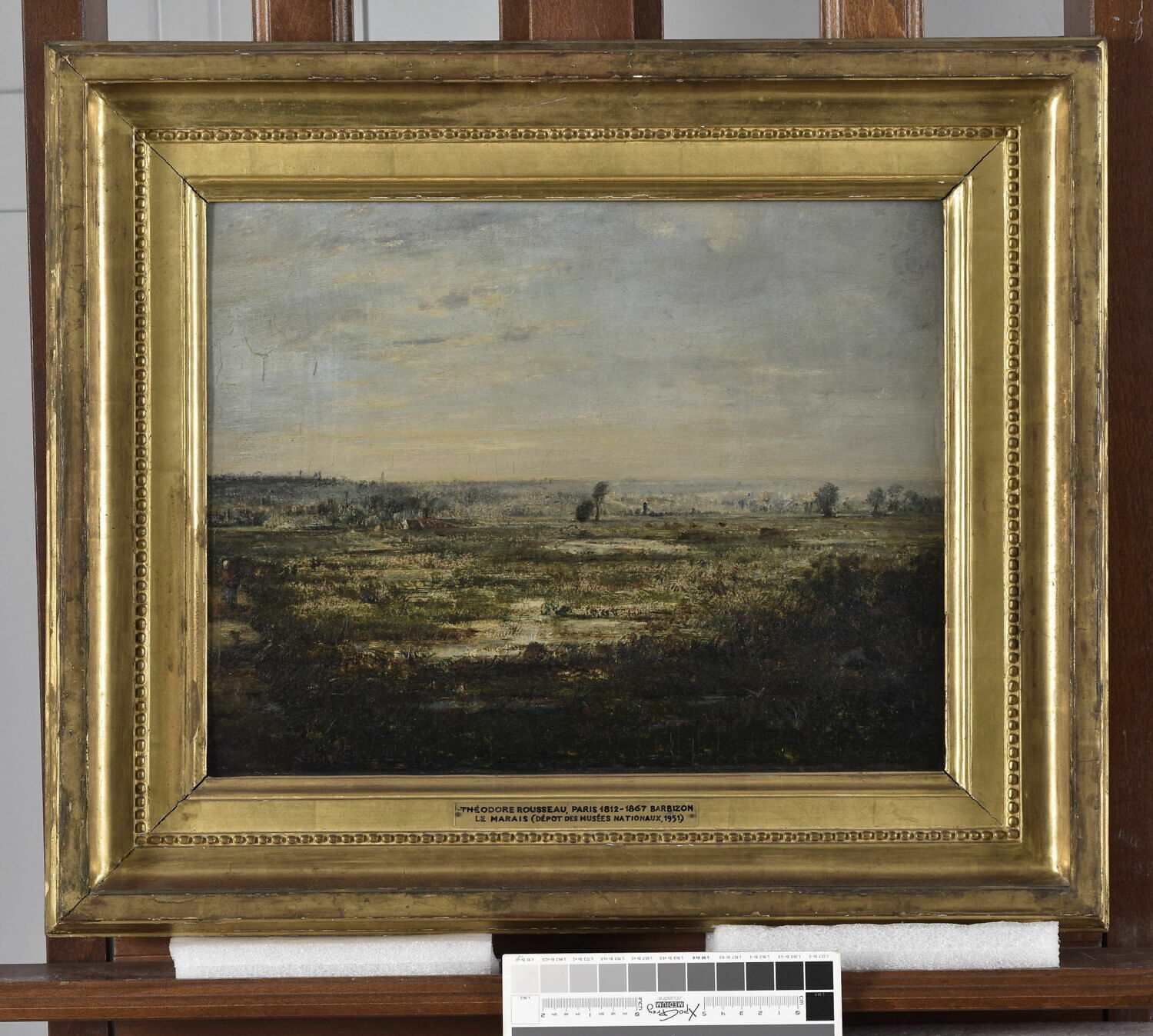 Paysage de marais, Rousseau, Théodore, XIXe siècle (1800 - 1900)