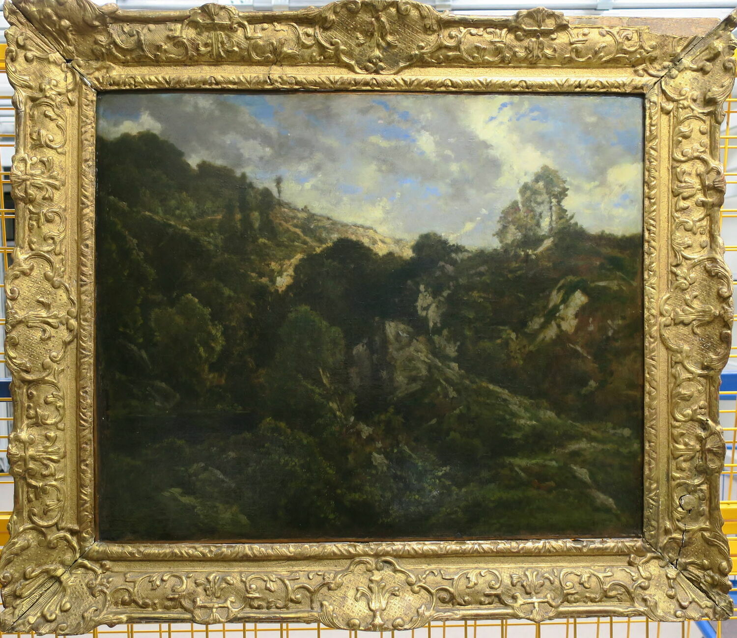 Rochers dans la forêt de Fontainebleau, Rousseau, Théodore, XIXe siècle (1800 - 1900)