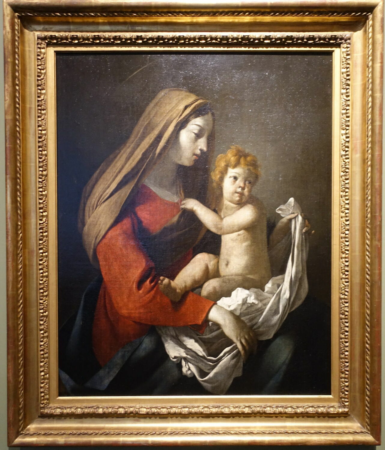 Vierge à l'Enfant, Tassel, Jean, XVIIe siècle (1600 - 1700)