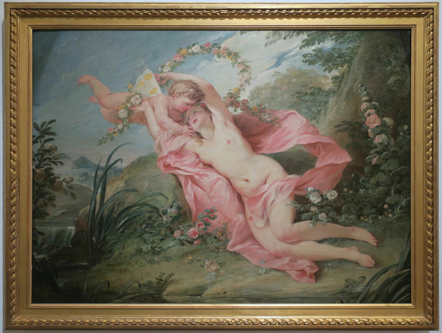 Vénus et l'Amour, Trémolières, Pierre Charles, 2e quart du XVIIIe siècle (1738)
