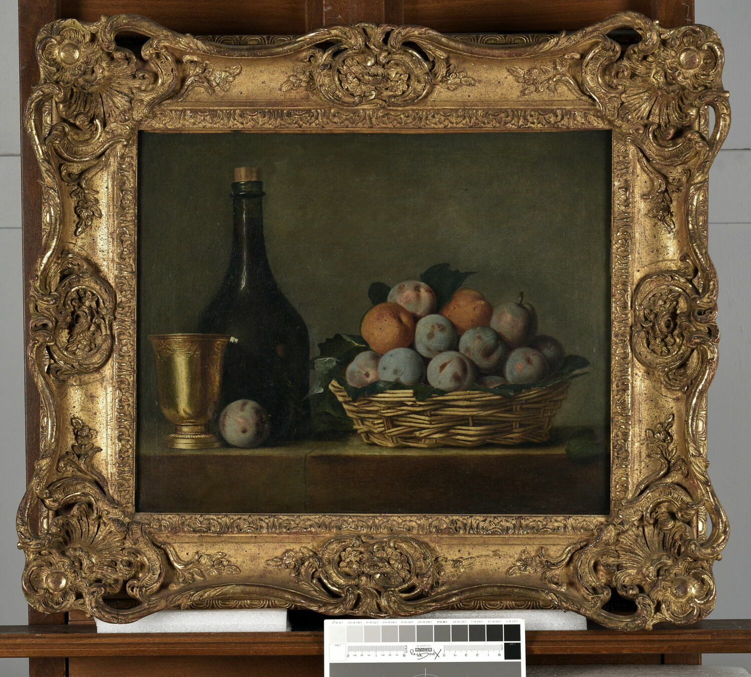 Nature morte aux prunes, ou Le Gobelet de vermeil, France, Fin du XVIIIe siècle - début du XIXè siècle (1775 - 1825)