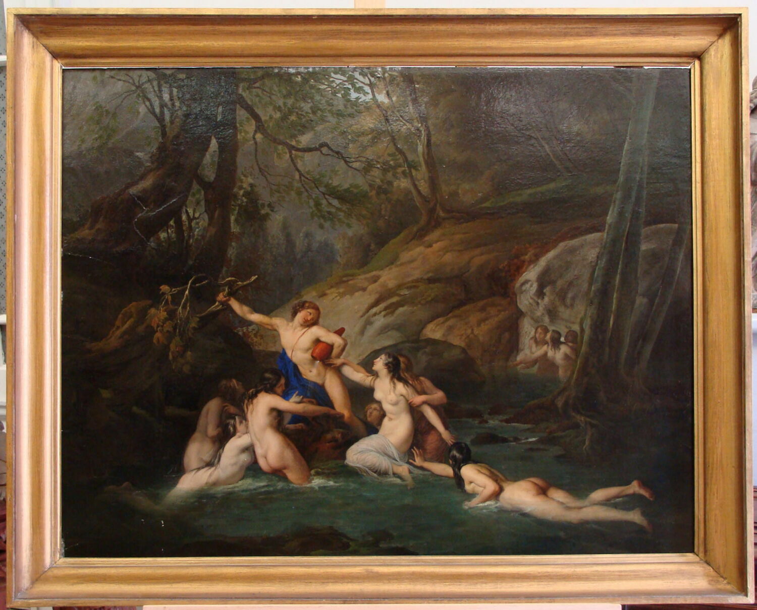 Hylas et les nymphes, Vallin, Jacques Antoine, XVIIIe siècle (1700 - 1800)