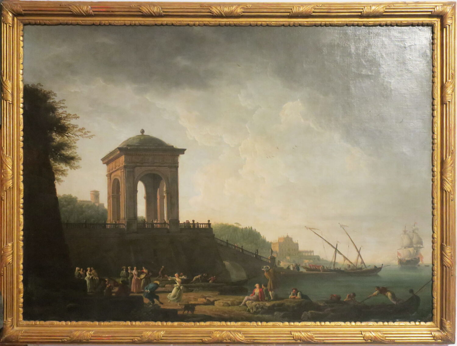 Départ du Port à la fraîcheur du matin, Vernet, Claude-Joseph, Milieu du XVIIIe siècle (1749)