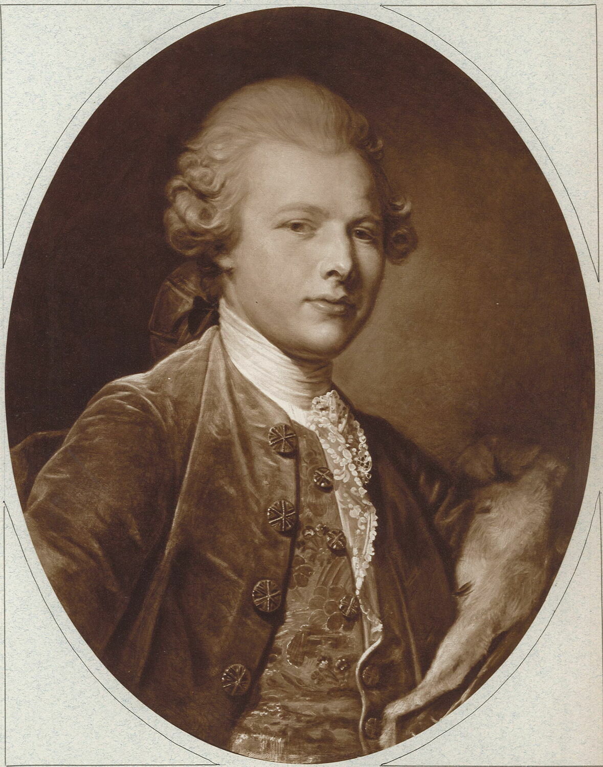 Portrait d'un jeune homme ("Portrait du duc de Saxe-Cobourg-Gotha" ?), Greuze, Jean-Baptiste, XVIIIe siècle (1700 - 1800)